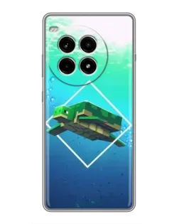 Чохол для OnePlus Ace 3 Pro з картинкою «Черепаха Minecraft»