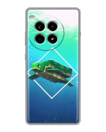 Чехол для OnePlus Ace 3 Pro с картинкой «Черепаха Minecraft» Чехол для OnePlus Ace 3 Pro с картинкой «Черепаха Minecraft»