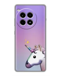 Чехол для OnePlus Ace 3 Pro с картинкой «Единорог градиент»