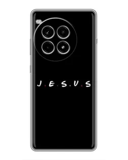 Чехол для OnePlus Ace 3 Pro с картинкой «Точки веры J.E.S.U.S.»