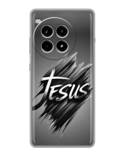 Чехол для OnePlus Ace 3 Pro с картинкой «Надпись Jesus Graffiti»