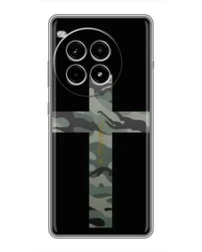 Чехол для OnePlus Ace 3 Pro с картинкой «Милитари Крест»