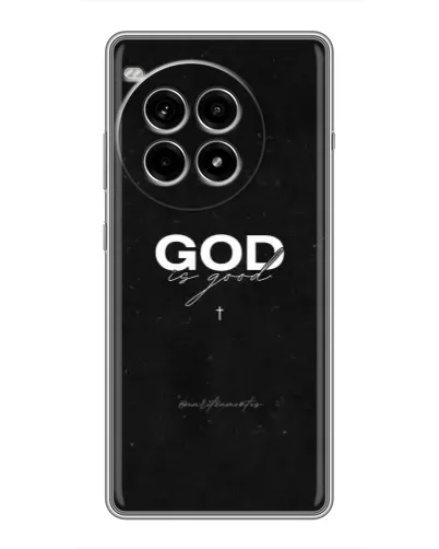 Чехол для OnePlus Ace 3 Pro с картинкой «GOD — Бог над всем»