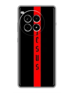 Чехол для OnePlus Ace 3 Pro с картинкой «Красная линия веры»