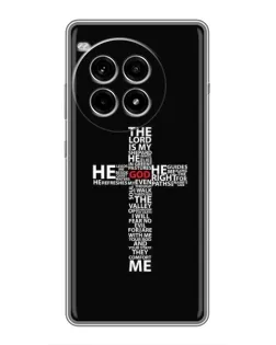 Чехол для OnePlus Ace 3 Pro с картинкой «Текстовый крест»