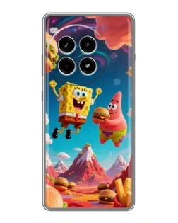 Чехол для OnePlus Ace 3 Pro с картинкой «Космический фастфуд»