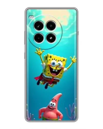 Чехол для OnePlus Ace 3 Pro с картинкой «Спанч Боб под водой» Чехол для OnePlus Ace 3 Pro с картинкой «Спанч Боб под водой»