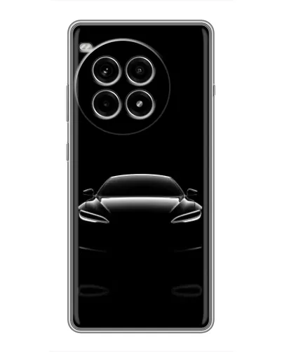 Чохол для OnePlus Ace 3 Pro з картинкою «Силует Tesla Night» Чохол для OnePlus Ace 3 Pro з картинкою «Силует Tesla Night»