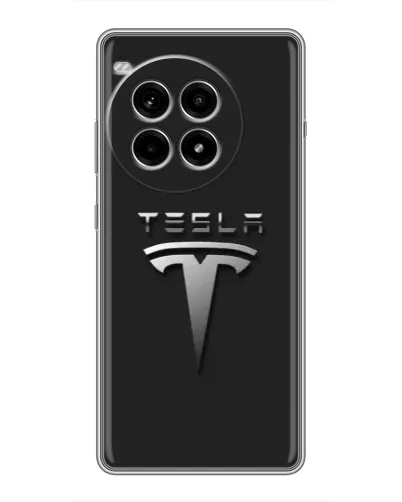 Чохол для OnePlus Ace 3 Pro з картинкою «Сталевий логотип Tesla» Чохол для OnePlus Ace 3 Pro з картинкою «Сталевий логотип Tesla»