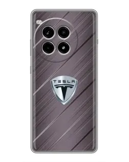 Чохол для OnePlus Ace 3 Pro з картинкою «Металева текстура Tesla»