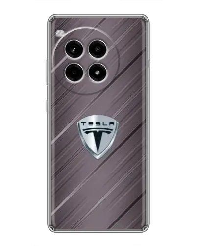 Чохол для OnePlus Ace 3 Pro з картинкою «Металева текстура Tesla» Чохол для OnePlus Ace 3 Pro з картинкою «Металева текстура Tesla»