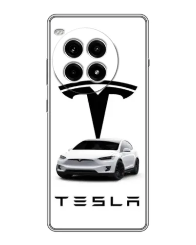 Чохол для OnePlus Ace 3 Pro з картинкою «Tesla White Style» Чохол для OnePlus Ace 3 Pro з картинкою «Tesla White Style»