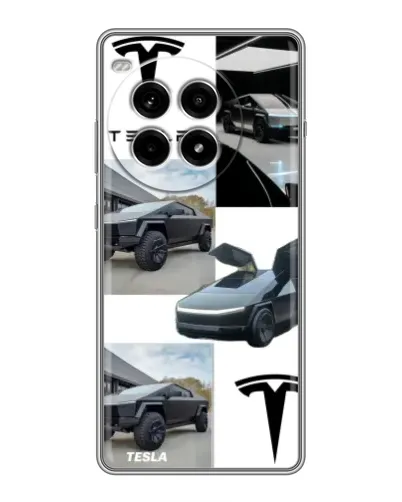 Чохол для OnePlus Ace 3 Pro з картинкою «Колаж Cybertruck Tesla» Чохол для OnePlus Ace 3 Pro з картинкою «Колаж Cybertruck Tesla»