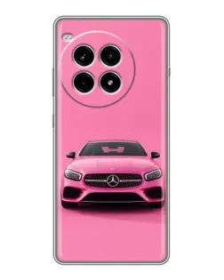 Чехол для OnePlus Ace 3 Pro с картинкой «Розовый Mercedes AMG»