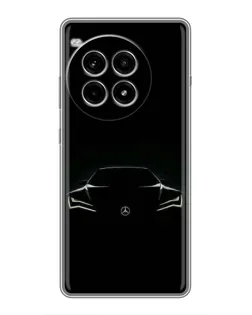 Чехол для OnePlus Ace 3 Pro с картинкой «Mercedes — силуэт авто»