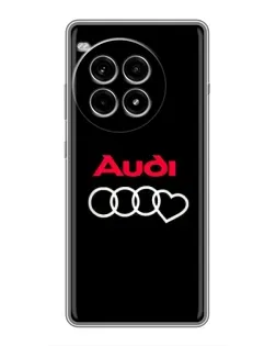 Чохол для OnePlus Ace 3 Pro з картинкою «Логотип Audi Heart»