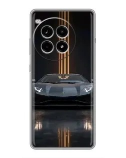 Чохол для OnePlus Ace 3 Pro з картинкою «Lamborghini золоті лінії»