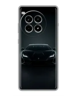 Чохол для OnePlus Ace 3 Pro з картинкою «Чорний Lamborghini Aventador»
