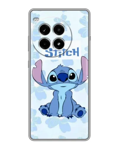 Чехол для OnePlus Ace 3 Pro с картинкой «Stitch среди цветов»