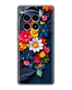 Чехол для OnePlus Ace 3 Pro с картинкой «Цветочная феерия» Чехол для OnePlus Ace 3 Pro с картинкой «Цветочная феерия»