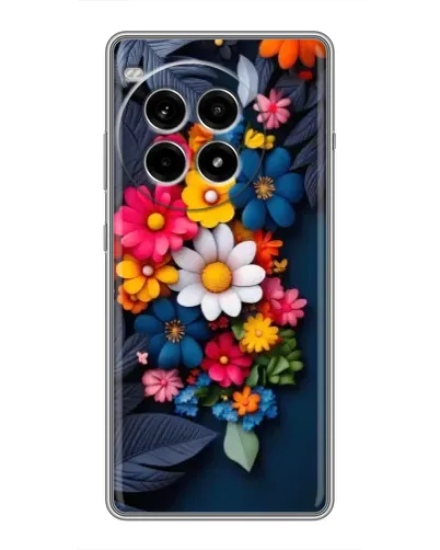Чехол для OnePlus Ace 3 Pro с картинкой «Цветочная феерия»