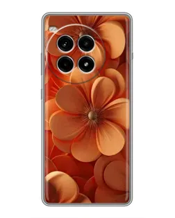 Чехол для OnePlus Ace 3 Pro с картинкой «Оранжевый макро цветок» Чехол для OnePlus Ace 3 Pro с картинкой «Оранжевый макро цветок»
