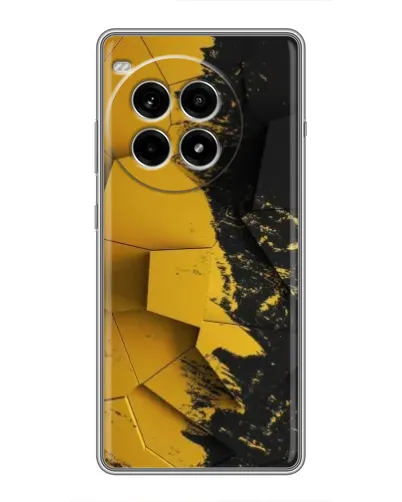 Чехол для OnePlus Ace 3 Pro с картинкой «Золотые осколки геометрии» Чехол для OnePlus Ace 3 Pro с картинкой «Золотые осколки геометрии»