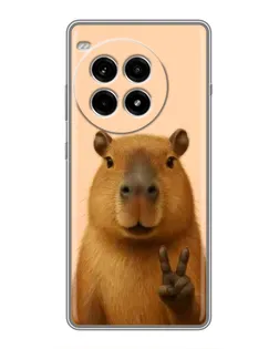 Чохол для OnePlus Ace 3 Pro з картинкою «Капібара вікторія»
