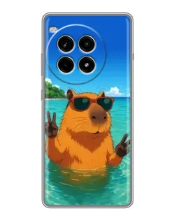 Чохол для OnePlus Ace 3 Pro з картинкою «Морська капібара»