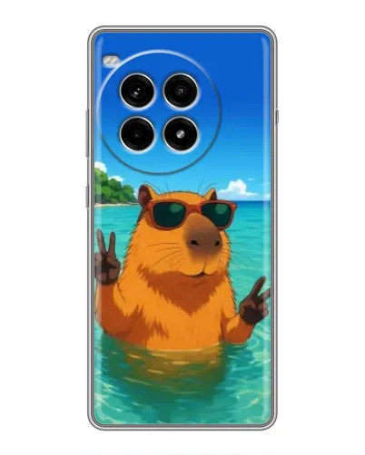 Чохол для OnePlus Ace 3 Pro з картинкою «Морська капібара» Чохол для OnePlus Ace 3 Pro з картинкою «Морська капібара»
