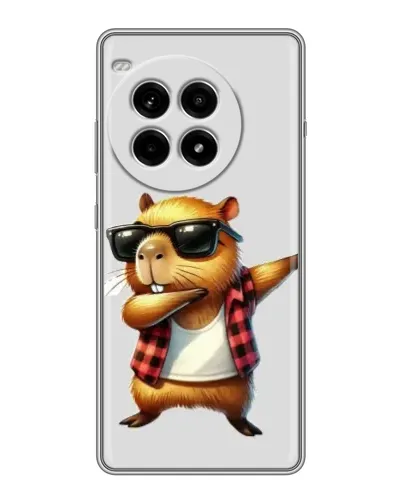 Чохол для OnePlus Ace 3 Pro з картинкою «Капібара репер даб» Чохол для OnePlus Ace 3 Pro з картинкою «Капібара репер даб»