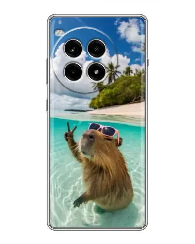 Чохол для OnePlus Ace 3 Pro з картинкою «Капібара на морі» Чохол для OnePlus Ace 3 Pro з картинкою «Капібара на морі»