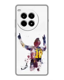 Чехол для OnePlus Ace 3 Pro с картинкой «Акварельный Месси Барселона»