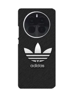 Чехол для OnePlus Ace 5 Pro с картинкой «Adidas Карбоновая текстура»