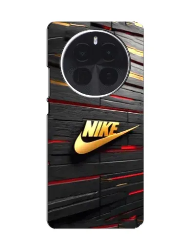 Чехол для OnePlus Ace 5 Pro с картинкой «Золотой Nike на металле»