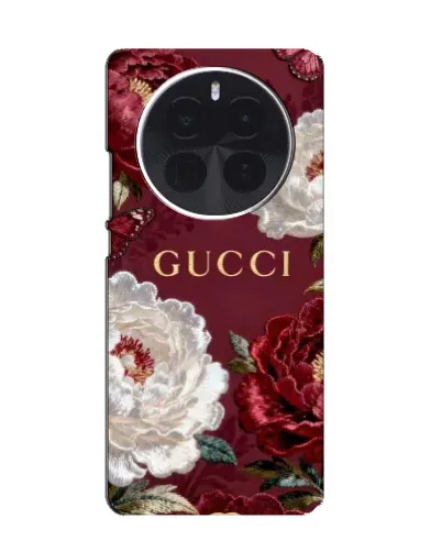 Чехол для OnePlus Ace 5 Pro с картинкой «Gucci — бордовые розы» Чехол для OnePlus Ace 5 Pro с картинкой «Gucci — бордовые розы»