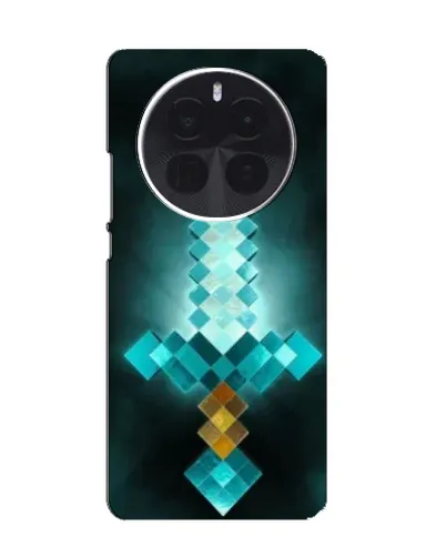 Чехол для OnePlus Ace 5 Pro с картинкой «Алмазный меч неон»