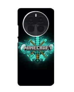 Чехол для OnePlus Ace 5 Pro с картинкой «Minecraft Diamond лого» Чехол для OnePlus Ace 5 Pro с картинкой «Minecraft Diamond лого»