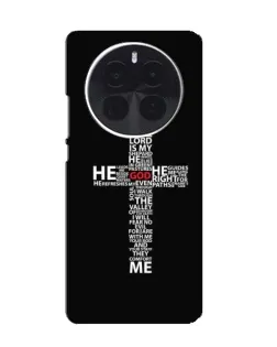 Чехол для OnePlus Ace 5 Pro с картинкой «Текстовый крест» Чехол для OnePlus Ace 5 Pro с картинкой «Текстовый крест»