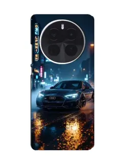 Чохол для OnePlus Ace 5 Pro з картинкою «Нічне місто та Audi» Чохол для OnePlus Ace 5 Pro з картинкою «Нічне місто та Audi»