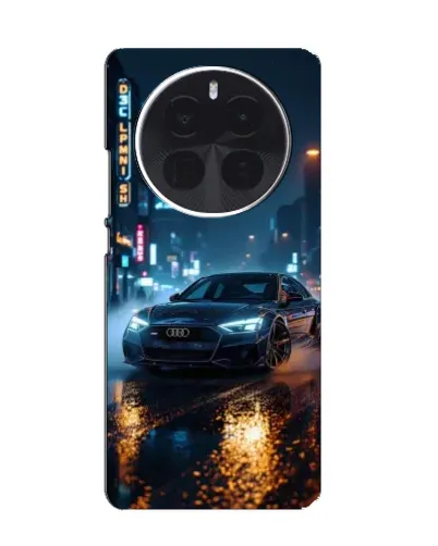 Чохол для OnePlus Ace 5 Pro з картинкою «Нічне місто та Audi» Чохол для OnePlus Ace 5 Pro з картинкою «Нічне місто та Audi»