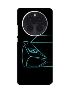 Чехол для OnePlus Ace 5 Pro с картинкой «Голубой силуэт Lamborghini» Чехол для OnePlus Ace 5 Pro с картинкой «Голубой силуэт Lamborghini»
