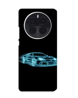 Чехол для OnePlus Ace 5 Pro с картинкой «Неоновый контур Lamborghini» Чехол для OnePlus Ace 5 Pro с картинкой «Неоновый контур Lamborghini»