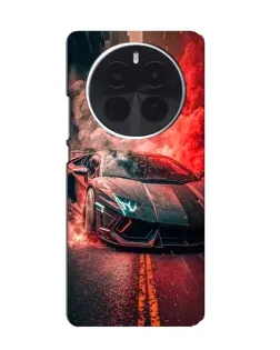 Чехол для OnePlus Ace 5 Pro с картинкой «Lamborghini красный дым» Чехол для OnePlus Ace 5 Pro с картинкой «Lamborghini красный дым»