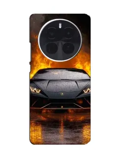 Чехол для OnePlus Ace 5 Pro с картинкой «Lamborghini в огне» Чехол для OnePlus Ace 5 Pro с картинкой «Lamborghini в огне»