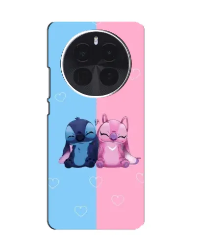 Чехол для OnePlus Ace 5 Pro с картинкой «Stitch и Angel Love»
