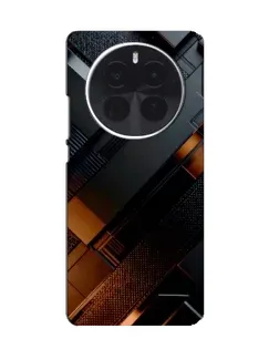 Чехол для OnePlus Ace 5 Pro с картинкой «Черные геометрические блоки»