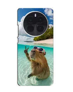 Чохол для OnePlus Ace 5 Pro з картинкою «Капібара на морі»