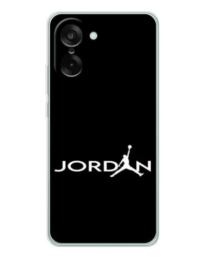 Чехол для OnePlus Ace 5 Racing с картинкой «Jordan White Logo»