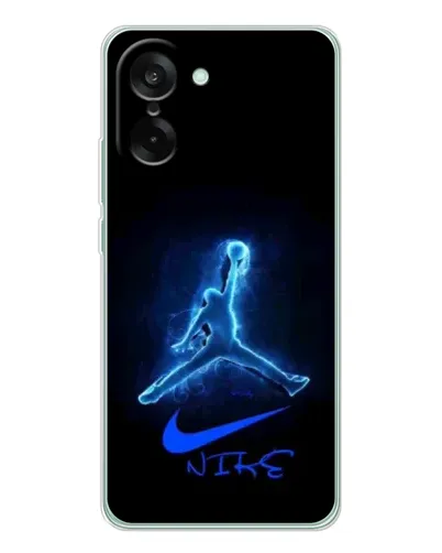Чехол для OnePlus Ace 5 Racing с картинкой «Jordan Neon Blue»